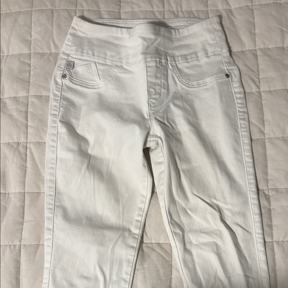 Rock & Republic High Rise White Jeans